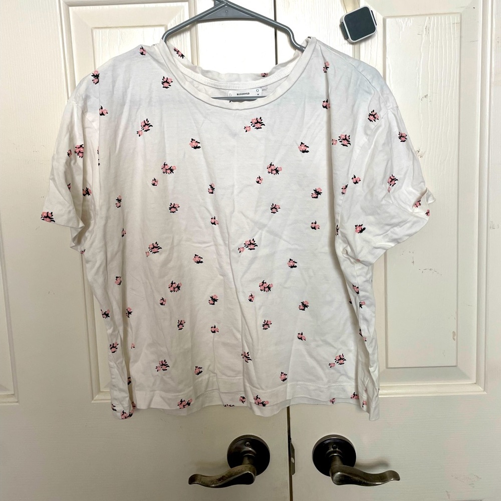 Shirt with flowers